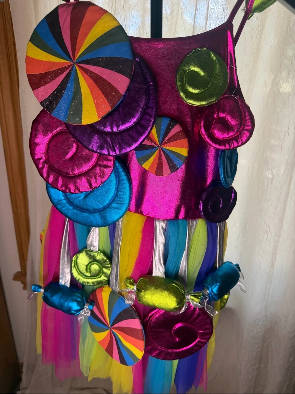 Chasing Fireflies Multicolor Candy-Themed Twirl Dress